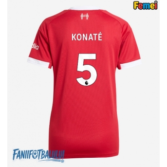Liverpool Ibrahima Konate #5 Tricou Fotbal Replică 2025-26 Femei Acasa